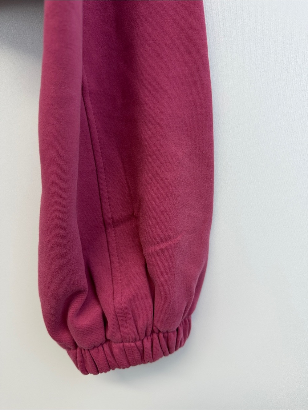 Gold Hinge Cinched Zip Up Cropped Jacket Berry Pink Funnel Neck Women’s L - Picture 8 of 10